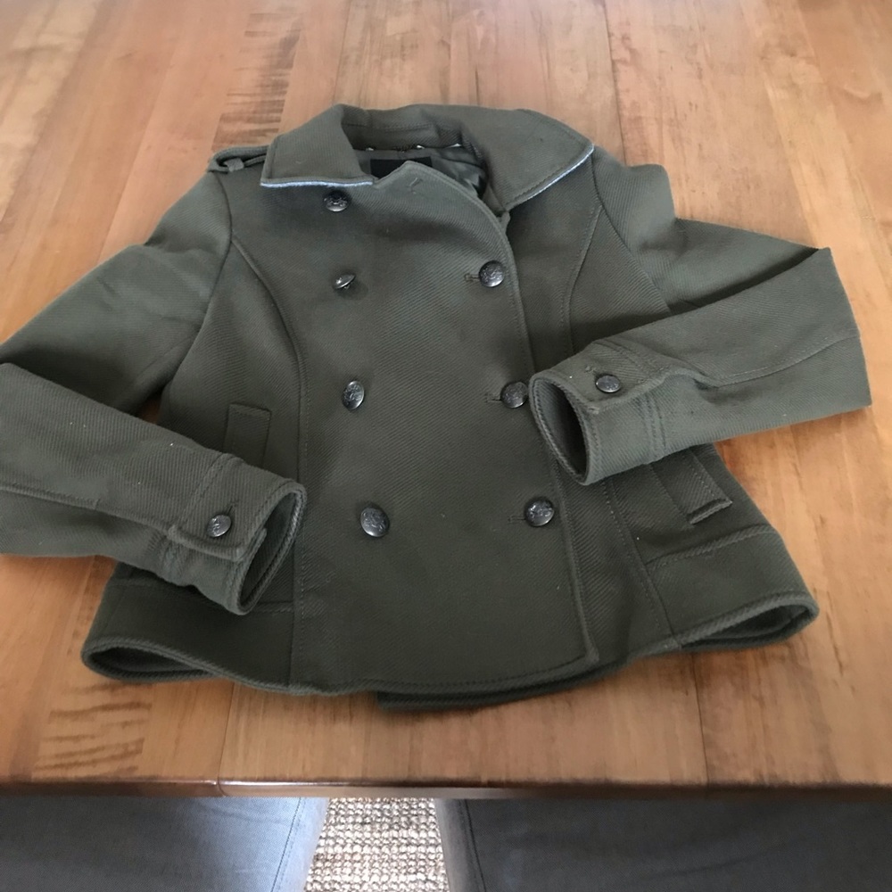 Banana Republic military style coat. XS